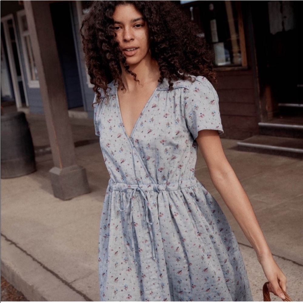 COPY - COPY - Christy Dawn The Dawn Dress in Chambray Floral